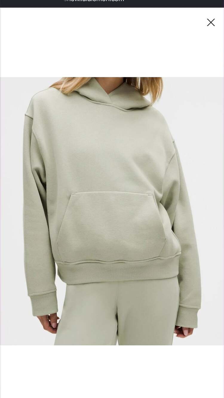 Lululemon Women's Steady State Hoodie NWT Fog Green